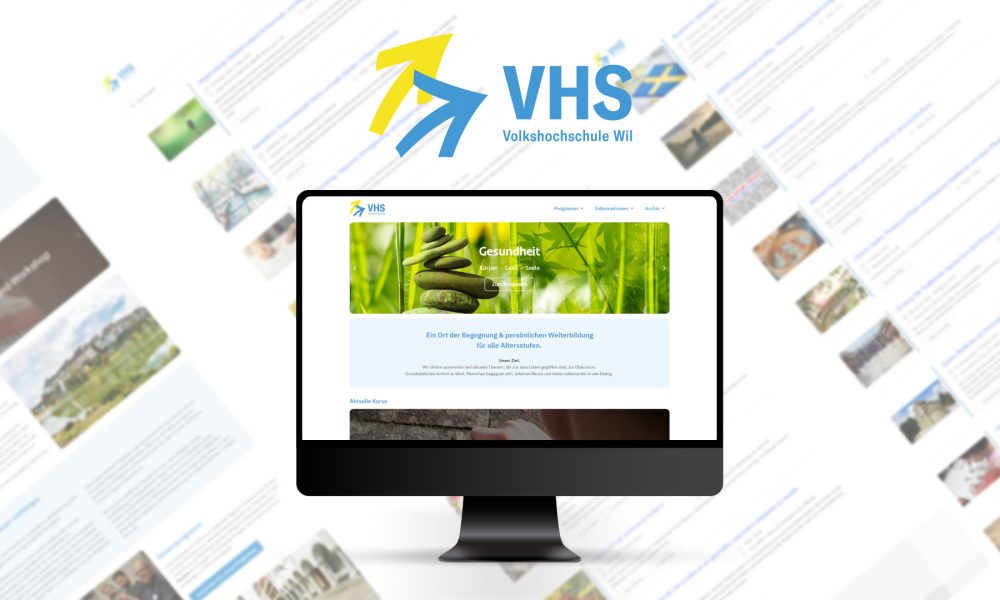 Our Success Story VHS Wil Website logo design and feature enhancement