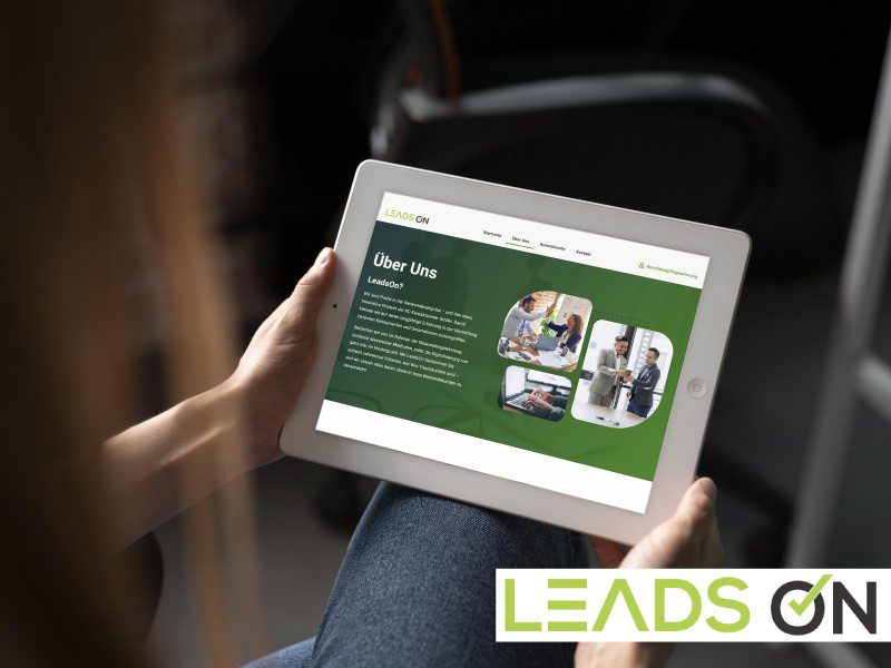 Unser Erfolgsprojekt: Leads-Plattform, Websitekonzept und Logo für LeadsOn
